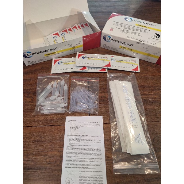 rapid tes antigen swab tes antigen clungene merah putih