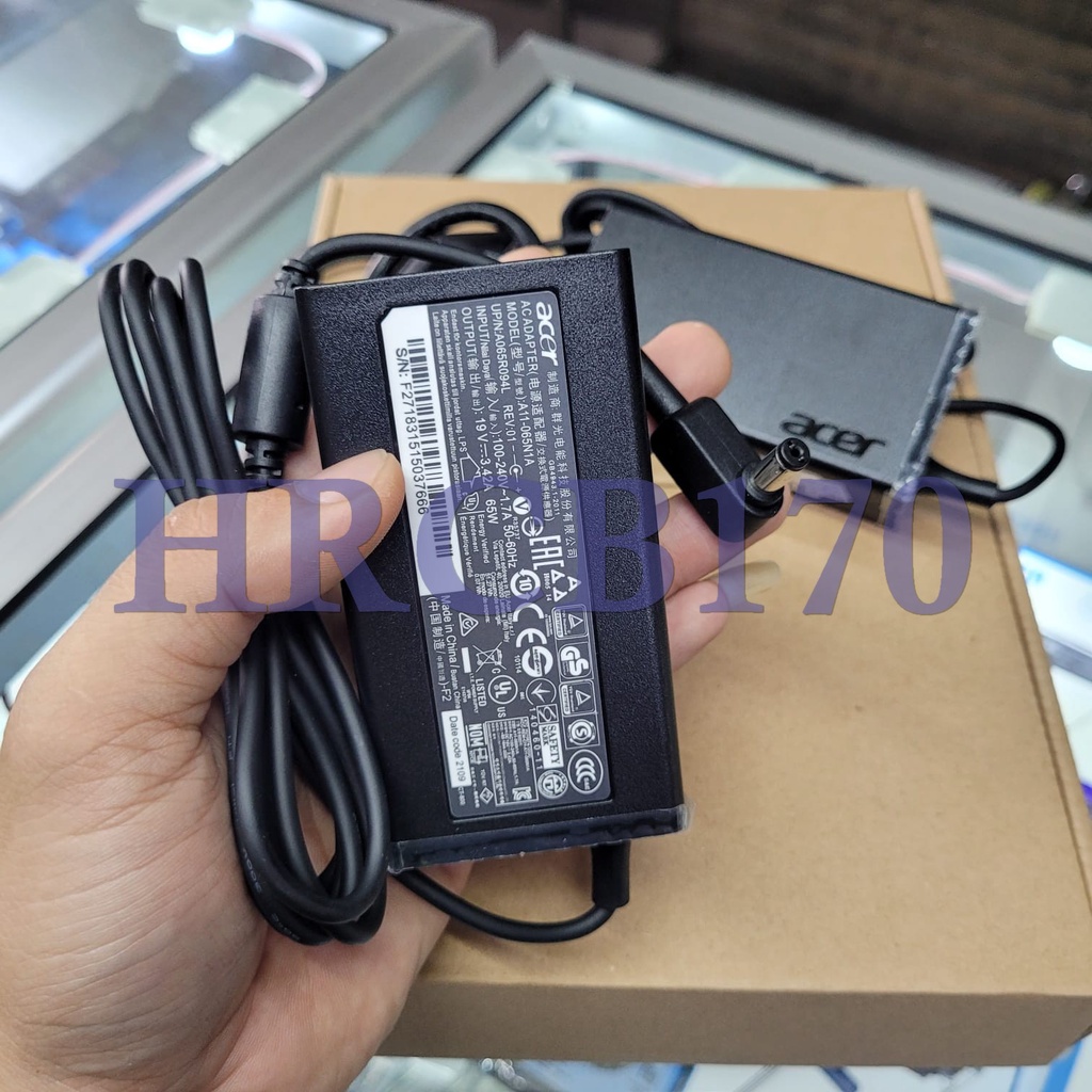 Adaptor Charger Laptop Acer Aspire 19V-3.42A  New Model