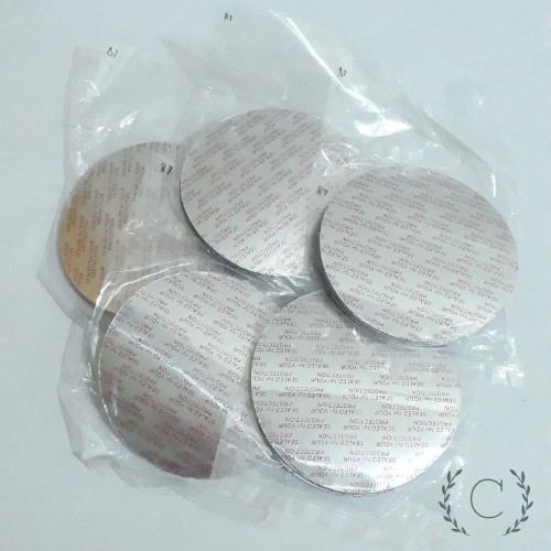 Aluminium foil seal 87 mm segel toples konduksi tutup botol alu