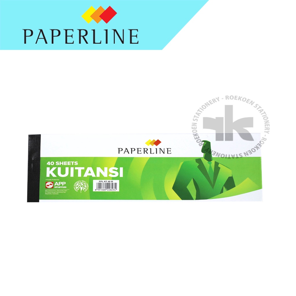 

Paperline Kuitansi Kecil 215x75mm Kwitansi (40 lbr)