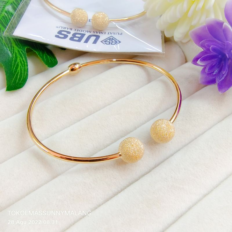 GELANG BULAT EMAS 300%/6K