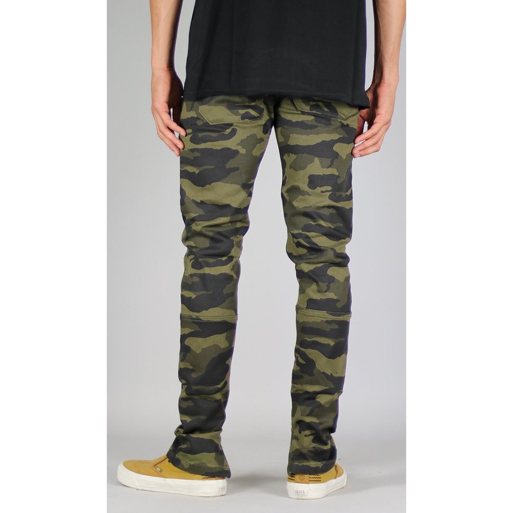 Hyperdenim Olive Camo Zipper 100% Authentic