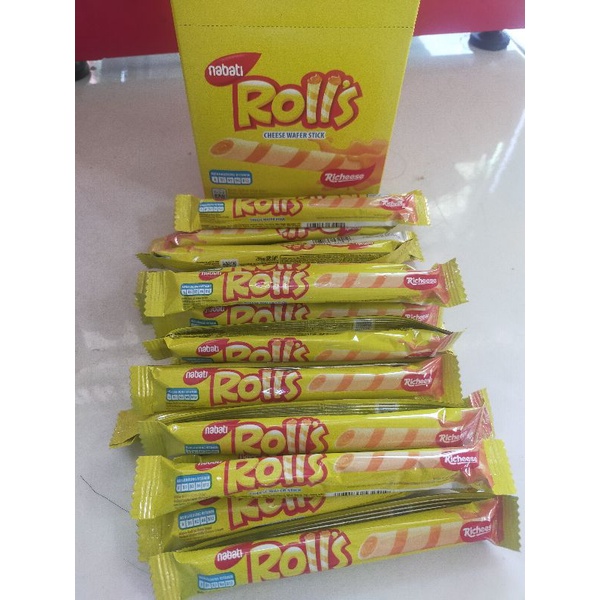 

Rolls nabati aneka rasa keju dan coklat box 20pcs