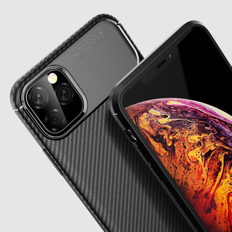 AUTO FOCUS CARBON case Vivo S1 V15 V17 Pro Y19 softcase casing cover tpu