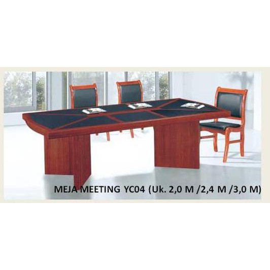 Meja Meeting Kantor meja rapat meja kantor Office Kayu mdf Impor Premium Promo Ready Makassar meja m