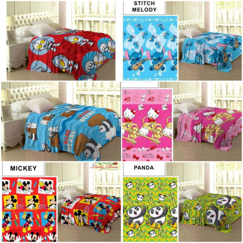 Selimut Karakter Lady Rose 160X200