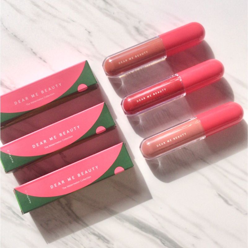 Dear Me Beauty Perfect Lasting Lip Tint Watermelon Collection Tasya, Regina, Paula, Alicia Sale Mura