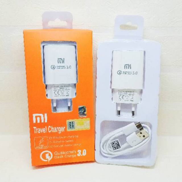 Charger XIAOMI MICRO USB Qualcomm 3.0 ORIGINAL 100%  FAST CHARGING