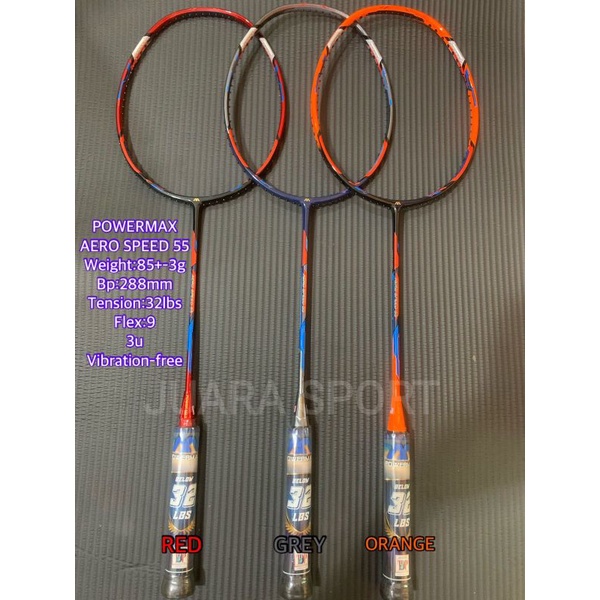 Jual Raket Badminton Power max Aero Speed 55 Original Shopee Indonesia