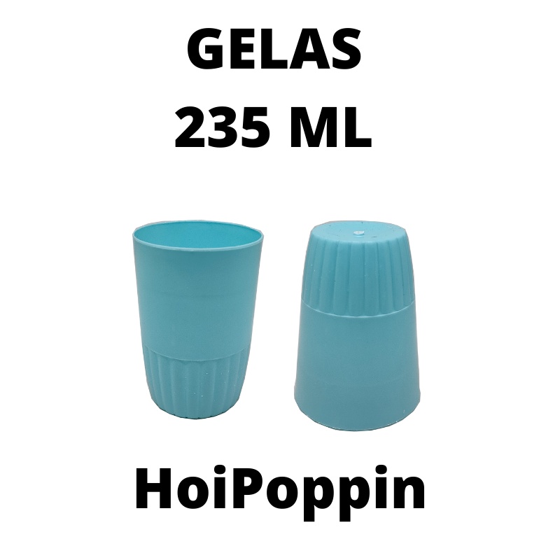 HPP - GELAS 250 ML - GELAS BIRU - GELAS PLASTIK - GELAS WARNA - GELAS TEH - GELAS PROYEK - GELAS KECIL - GELAS PLASTIK MURAH