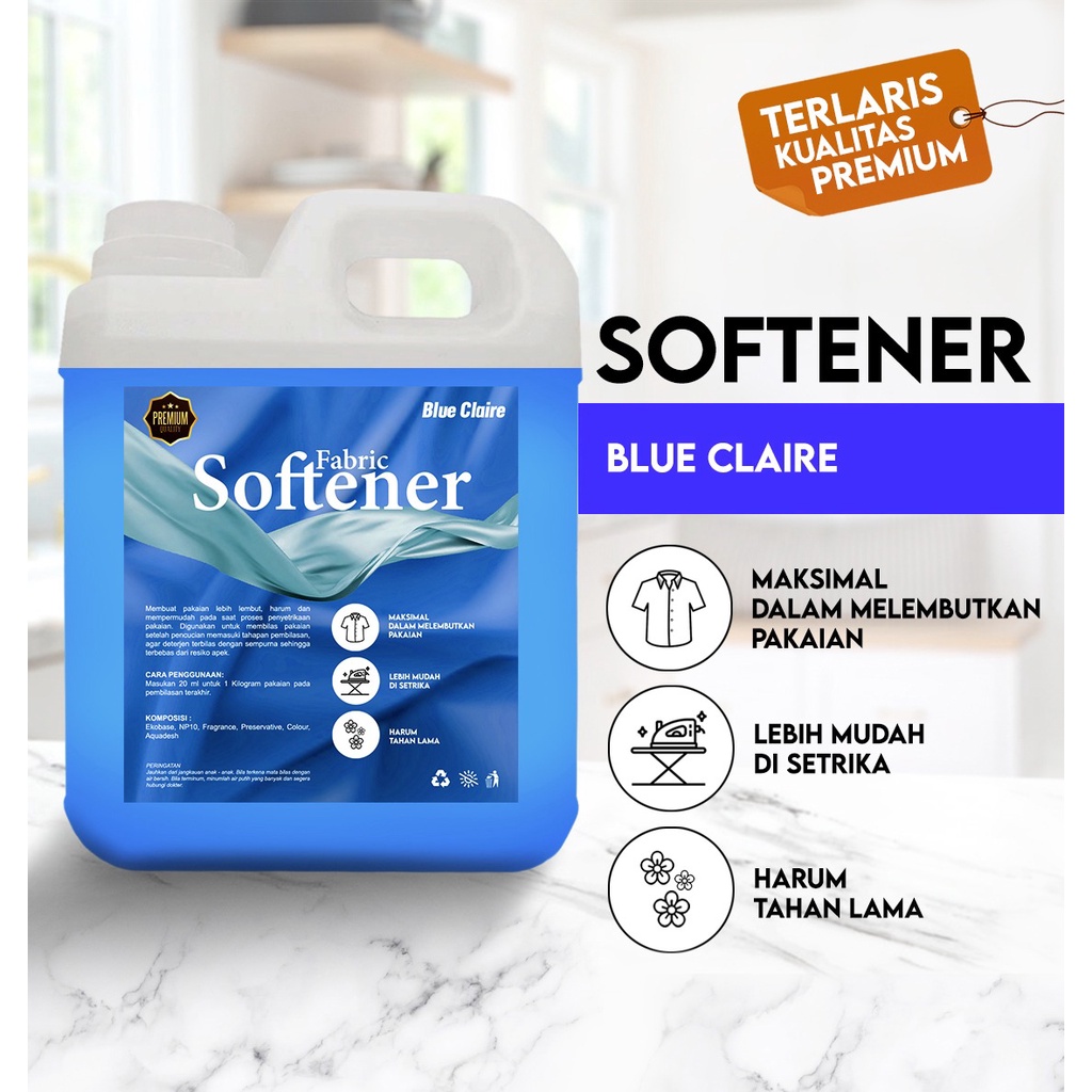 PROKLEEN Softener Pelembut Pewangi Pakaian 1 Liter &amp; 800 ML REFILL KONSENTRAT