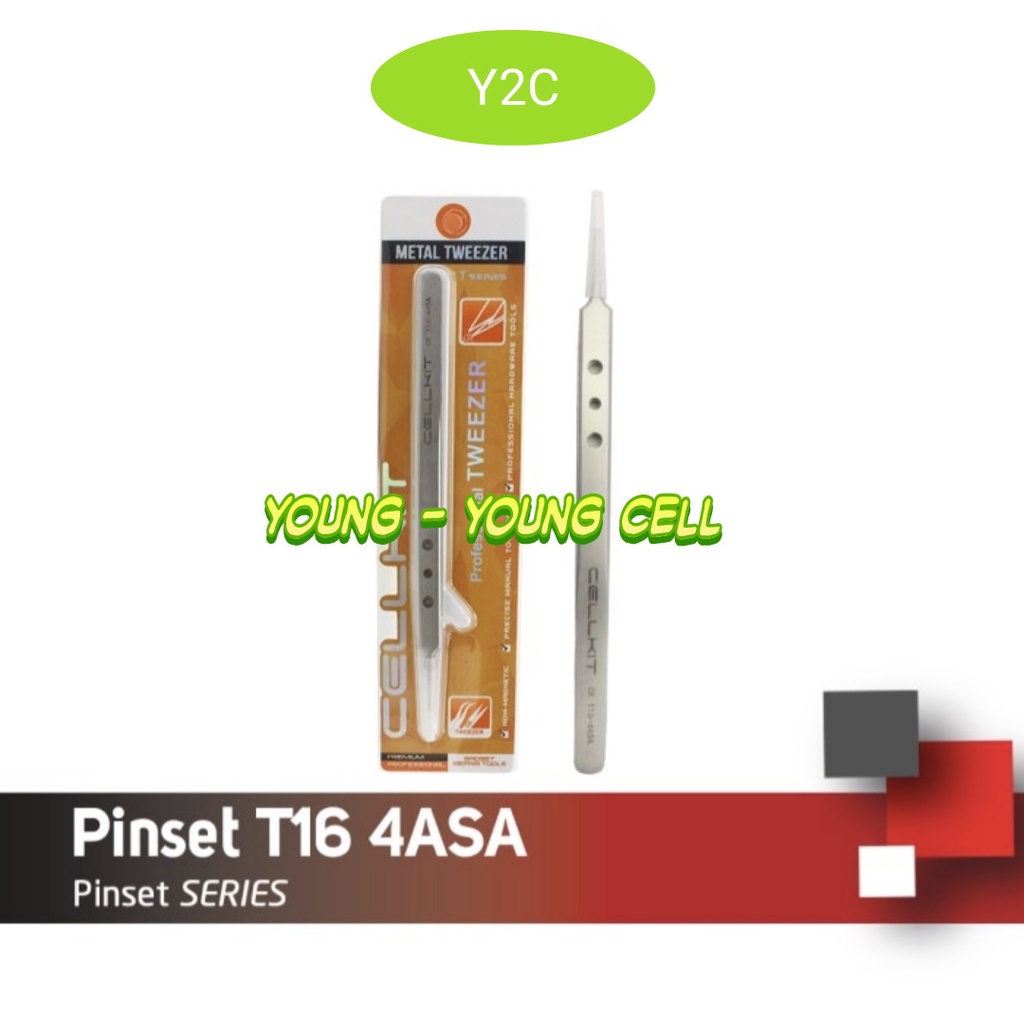 PINSET STAINLESS CELLKIT T16 4ASA / ALAT SERVIS SERVICE HP LENGKAP TERLENGKAP TERMURAH