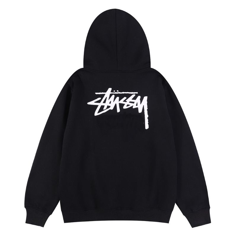 Jaket HOODIE STUSSY BIGSIZE (S - 6XL) Unisex Jumper Streetwear Urban Style Jumbo Oversize Fleece Premium Mini Logo