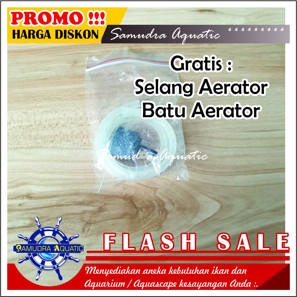 AERATOR BATERAI, Aerator Lampu Mati, Air Pump Mesin Airator Aquarium Aquascape, FREE BUBLEWRAP