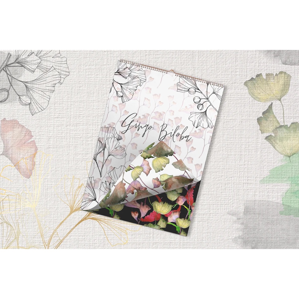 Ginkgo Biloba Watercolor And Vector
