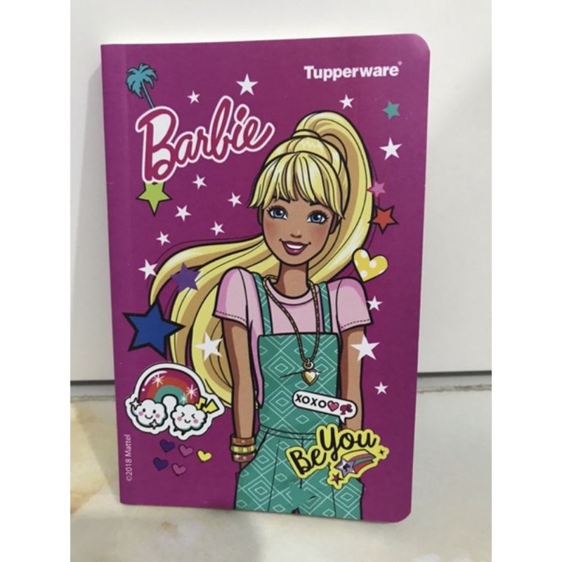 

buku note barbie tuperware