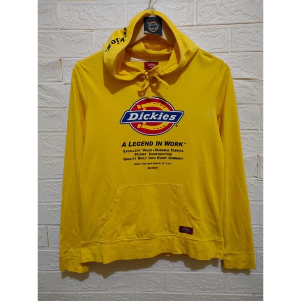 Hoodie Dickies kuning tapal kuda