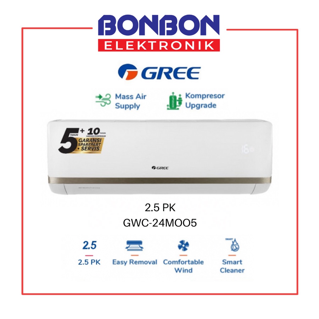 GREE AC 2.5PK GWC-24MOO5 Split Standard 2.5 PK MOO5