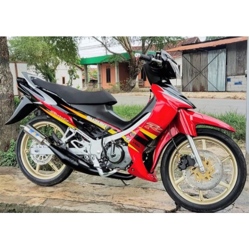 Knalpot D2T Jogjakarta Original Satria hiu Lumba 2tak Dot Samping Standar Racing Original Jogja