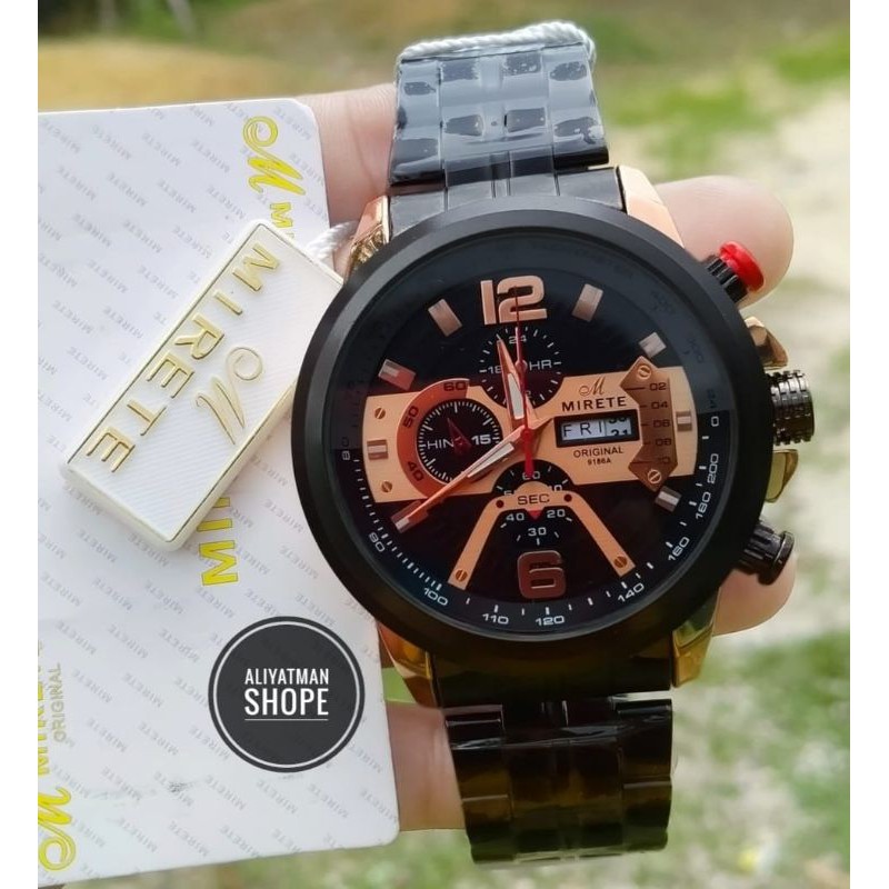 JAM TANGAN PRIA MIRETE ANALOG