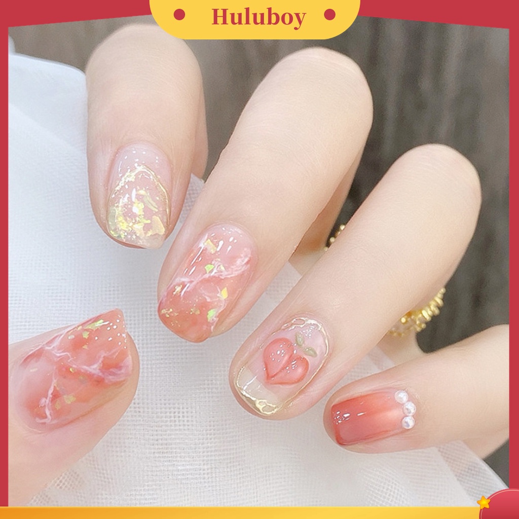 Huluboy Huluboy♡ Bubuk Glitter Sequin Ultra Tipis Warna-Warni Untuk Manicure