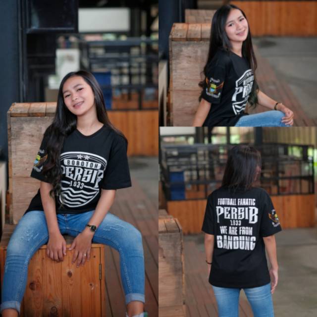 Kaos persib football fanatic MURAH PRIA WANITA