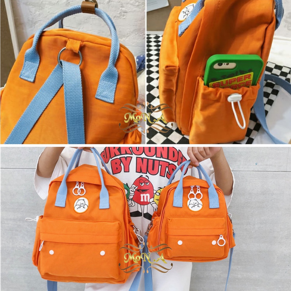 [M.TOYS] Tas Wanita Import Sekolah/Kuliah Hangout Outdoor Backpack Trendy Korea - RANSEL JENNIE 136