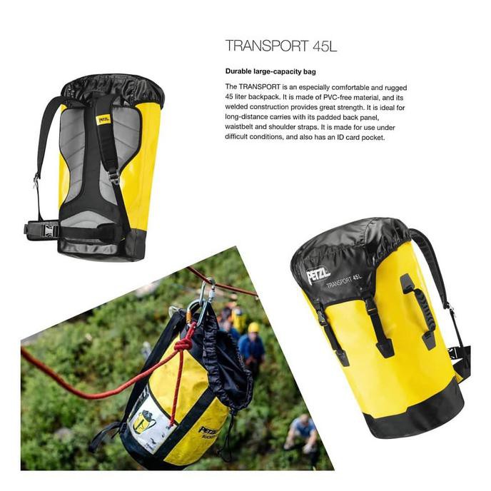Petzl Transport 45 Litre Kit Bag Camping Trekking From Elite Mountain