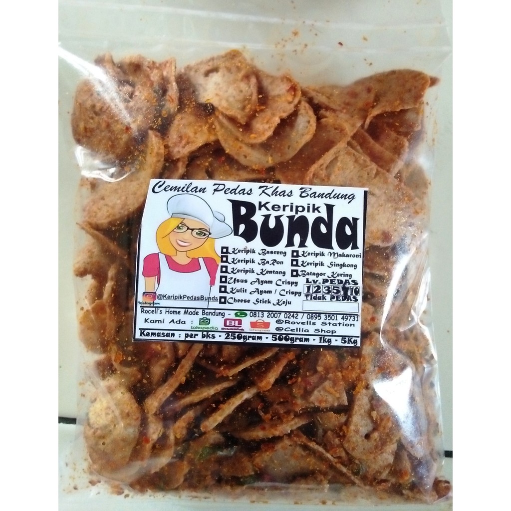 

Keripik Basreng Super Pedas Per Kg.