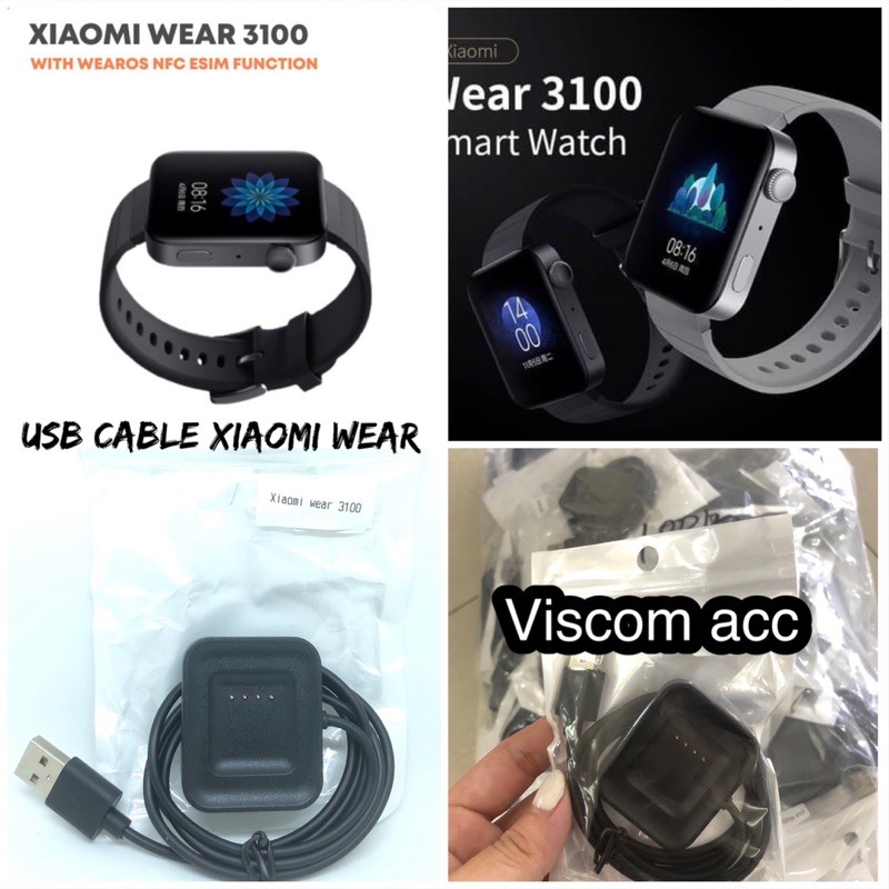 Usb charger xiaomi wear 3100 / smartwatch wear 3100 / usb jam wear