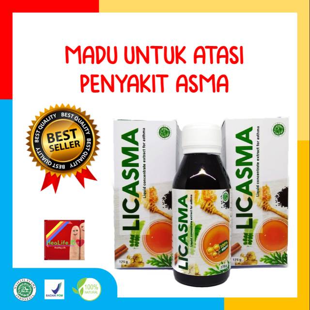 

BEST SELLER!!! Licasma Madu Herbal Alami Atasi Asma dan Sesak Nafas