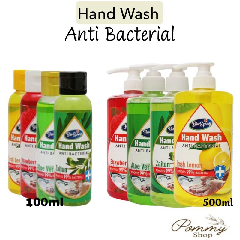 Sabun Cuci Tangan Hand Wash Anti Bacterial 100 ML &amp; 500 ML