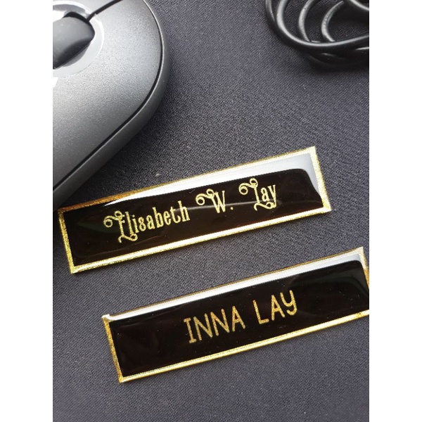 Nametag/nama dada magnet/name tag/nama dada/nametag magnet/nametag peniti resin-4