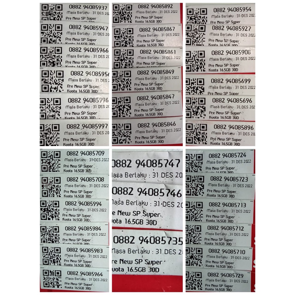 NOMOR CANTIK SMARTFREN VS INDOSAT  (DOUBEL OPERATOR)