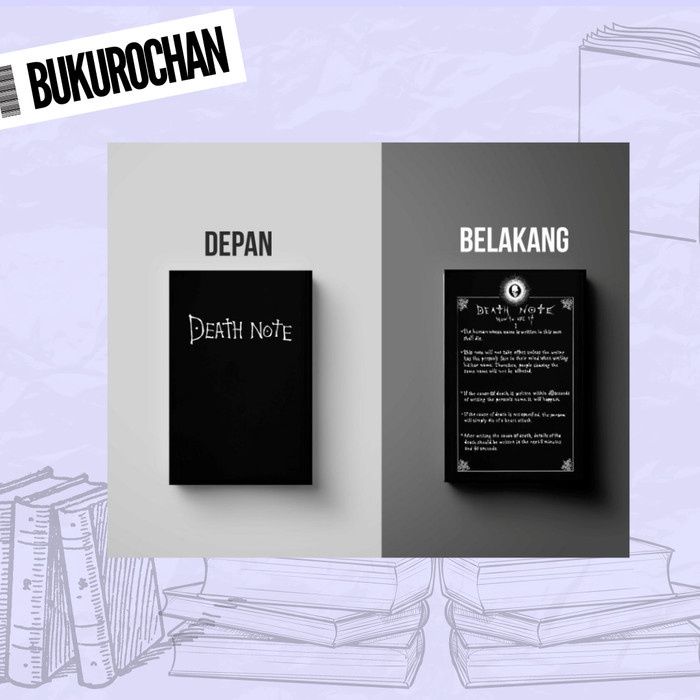 

Sale!!! Note Book Anime Death Note Hardcover Buku Tulis Catatan Note Agenda Terbatas