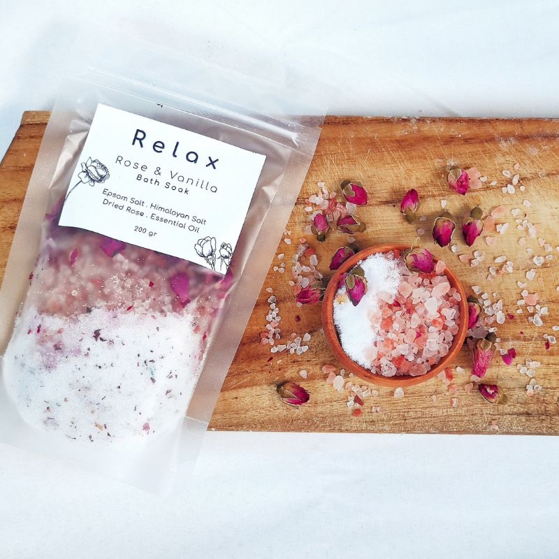 Bath salt 200 gr | garam mandi aromaterapi | himalayan salt | epsom salt