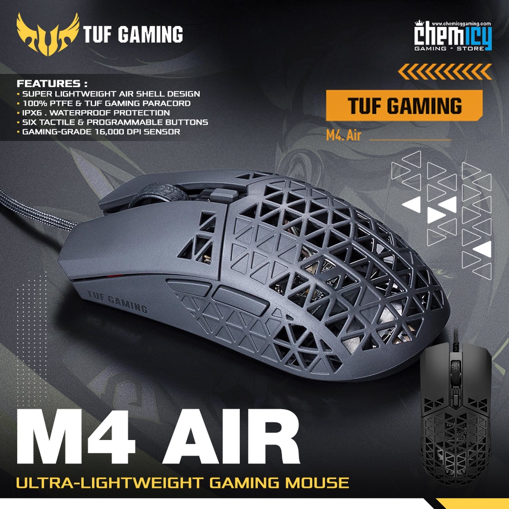 Asus TUF M4  M-4 Air Ultra-Lightweight Gaming Mouse