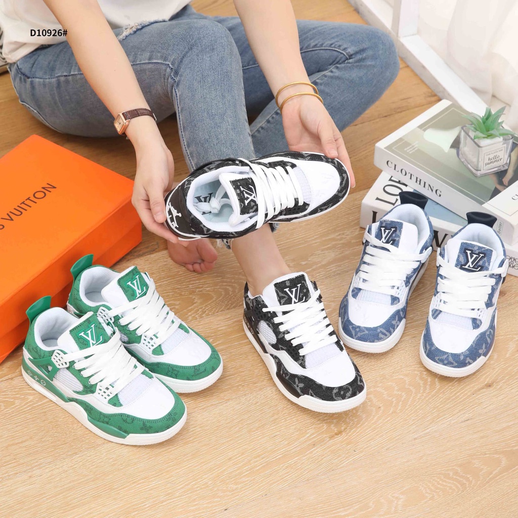 Low Denim Mono Canvas Women Sneakers D10926