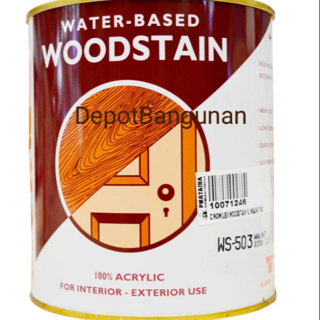 Politur Plitur Kayu Woodstain Mowilex 1 Liter