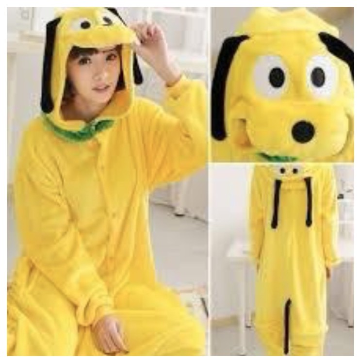 KOSTUM ONESIE DISNEY KIGURUMI DEWASA MINNIE STITCH WINNIE EEYORE dll