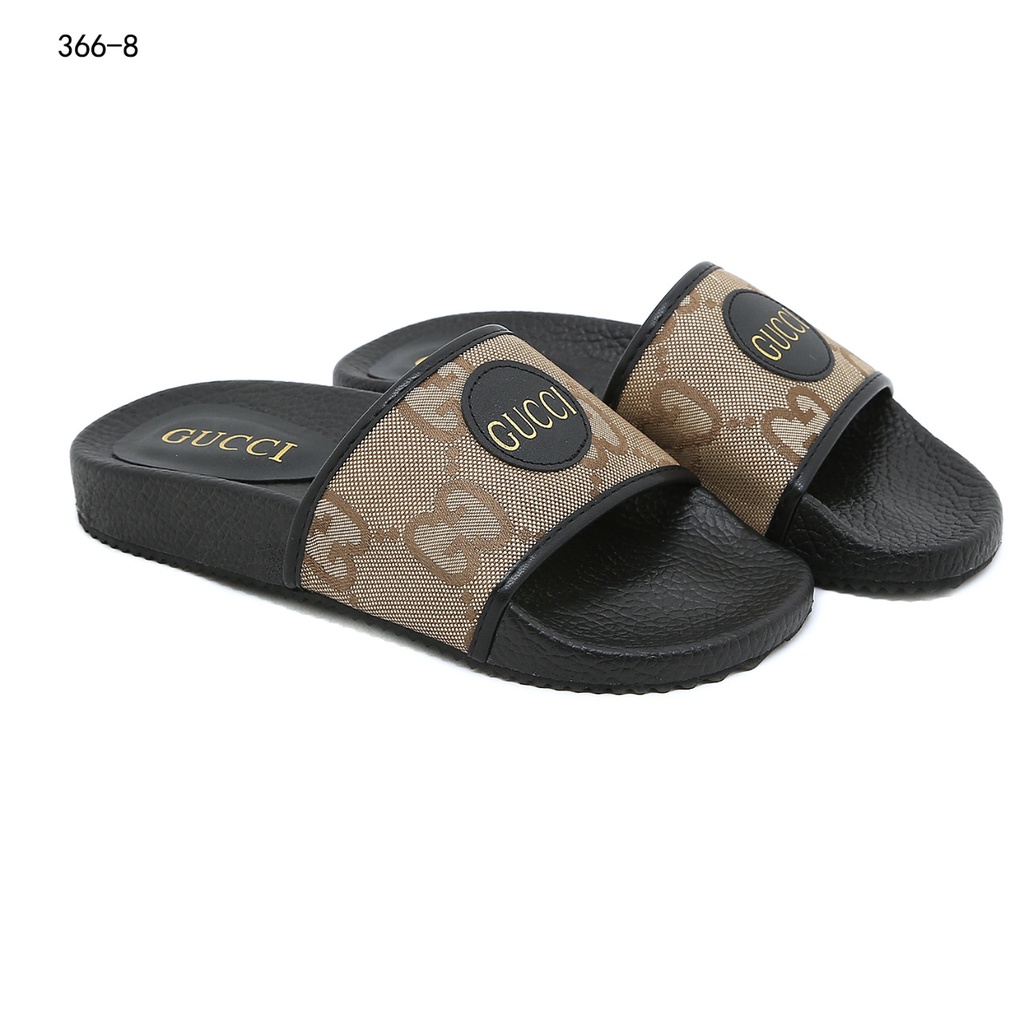 PR GG Canvas Slide Sandals #366-8