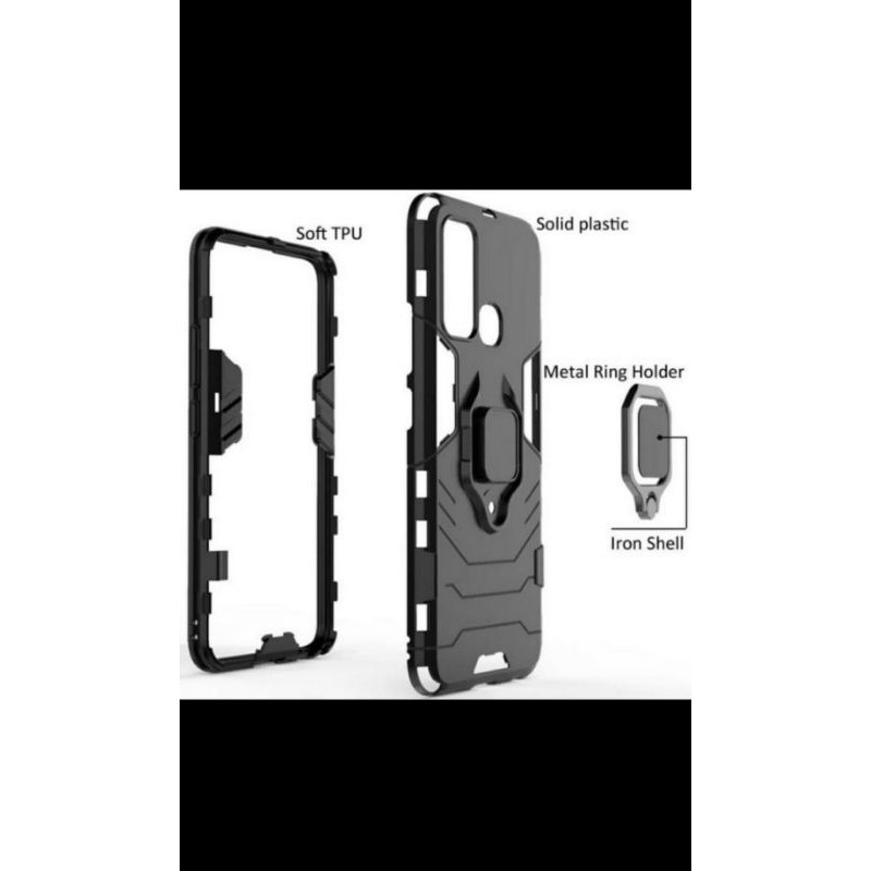 Case Iron Armor + Ring Vivo Y30 / Y50 New