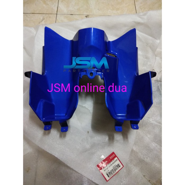 DASBOR LEGSHIELD TENGAH VARIO TEHNO BIRU 81131-KVB-N50SBM ORI HONDA ORI ORIGINAL
