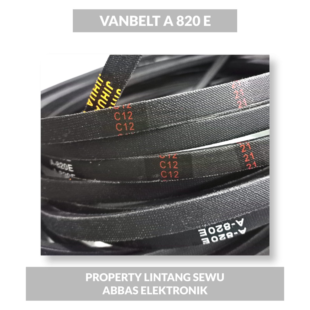 Vanbelt van belt mesin cuci V-Belt A 820 E