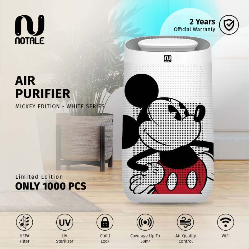 Notale Air Purifier HEPA UV Sterilizer - Disney Mickey Edition
