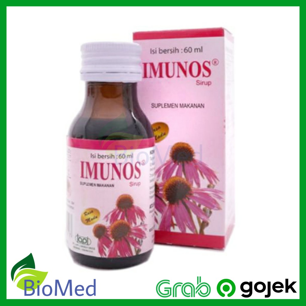 IMUNOS SIRUP 60 ml - Suplemen Kesehatan Vitamin Daya Tahan Tubuh