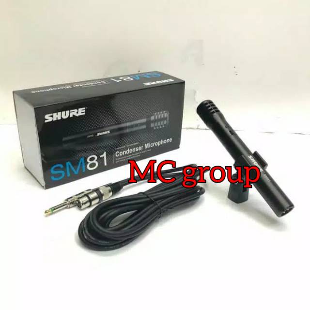 Mic condensor SHURE SM 81 mik kabel condensor SHURE SM 81 sm81