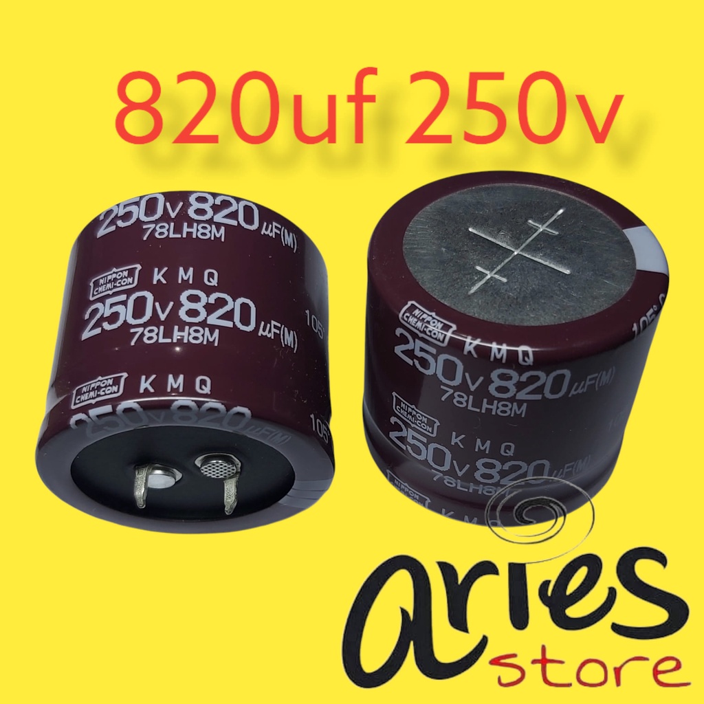 ELCO 820uf 250v ORIGINAL pengganti 1000uf 250v