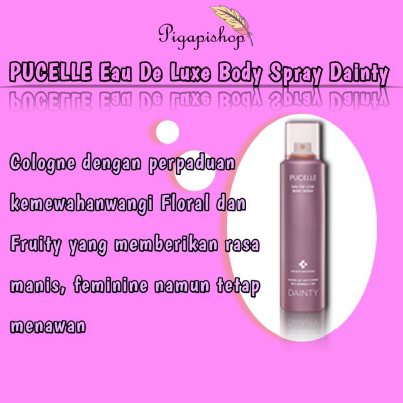 ❤️PIGAPISHOP❤️PUCELLE EDL BODY SPRAY DAINTY