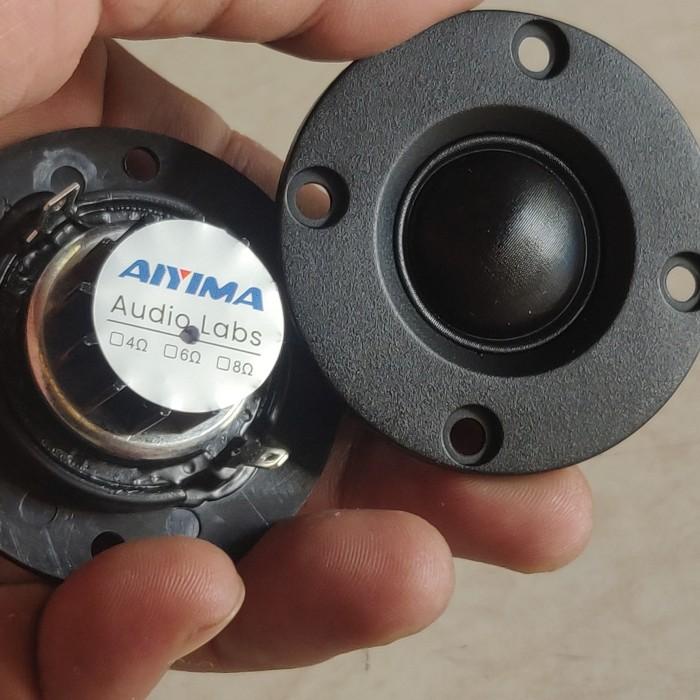 Aiyima Tweeter Speaker Tweeter 1 Inch 6 Ohm 30W dengan Heatsink 2 Pcs
